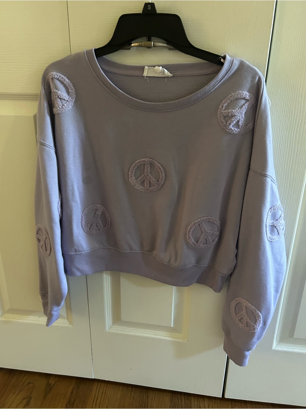 Olive & Oak Lavender Ribbed-Neck Sweatshirt